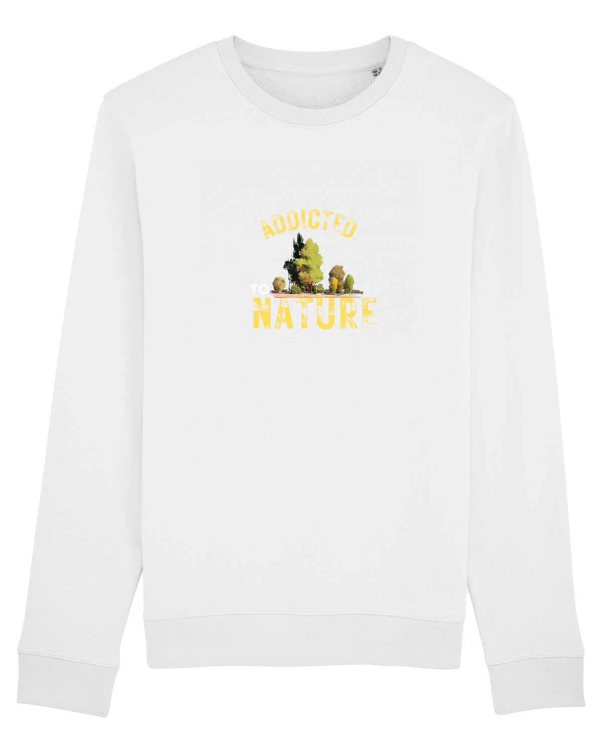 Bluză mânecă lungă Unisex Rise White