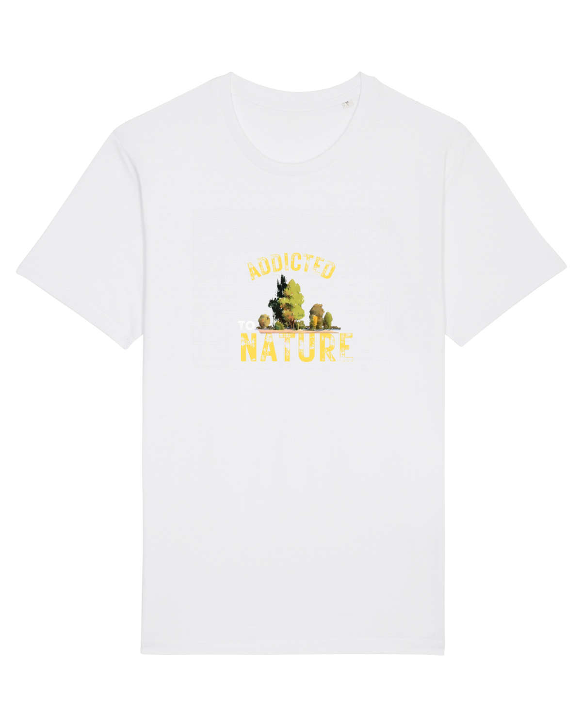 Tricou mânecă scurtă Unisex Rocker White
