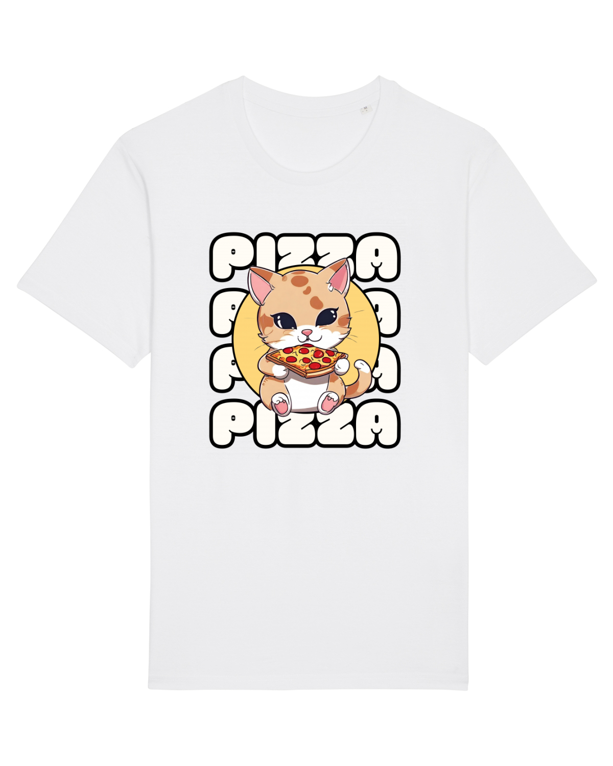 Tricou mânecă scurtă Unisex Rocker White