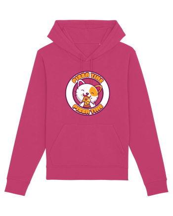 Cute kawaii cat eating pizza Raspberry