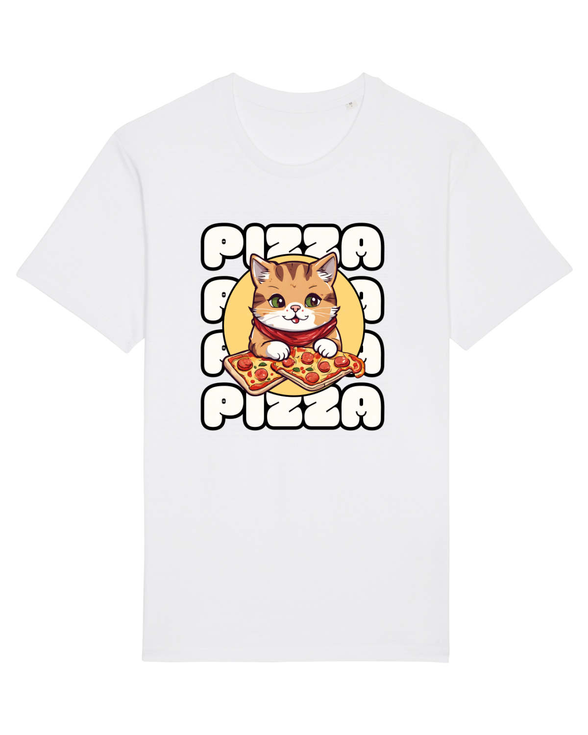 Tricou mânecă scurtă Unisex Rocker White
