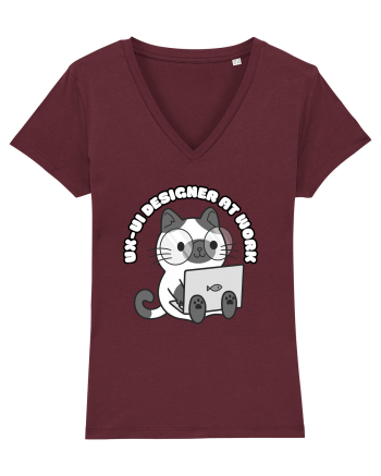 UX-UI Designer cat Burgundy