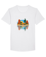 Nature And books Tricou mânecă scurtă guler larg Bărbat Skater