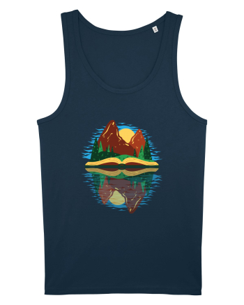 Nature And Books Navy