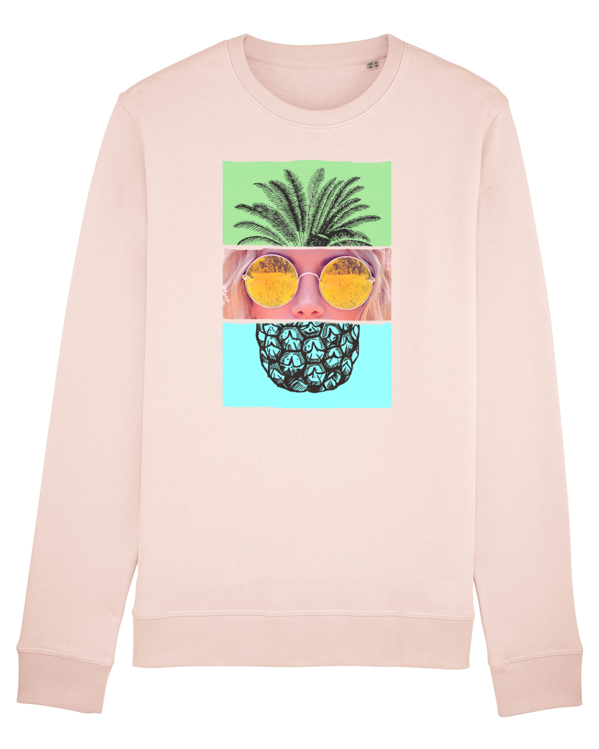 Bluză mânecă lungă Unisex Rise Candy Pink