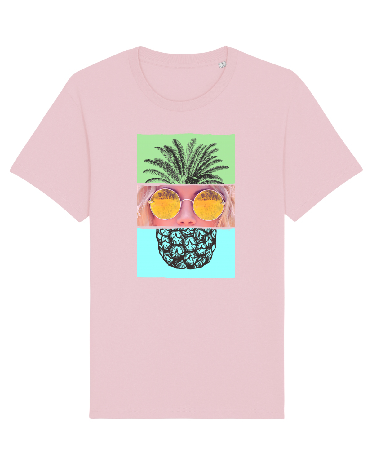 Tricou mânecă scurtă Unisex Rocker Cotton Pink