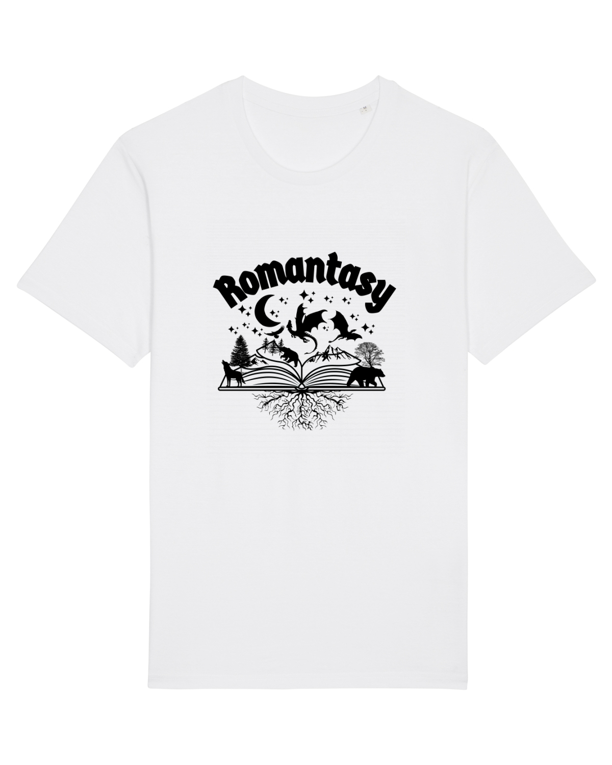 Tricou mânecă scurtă Unisex Rocker White
