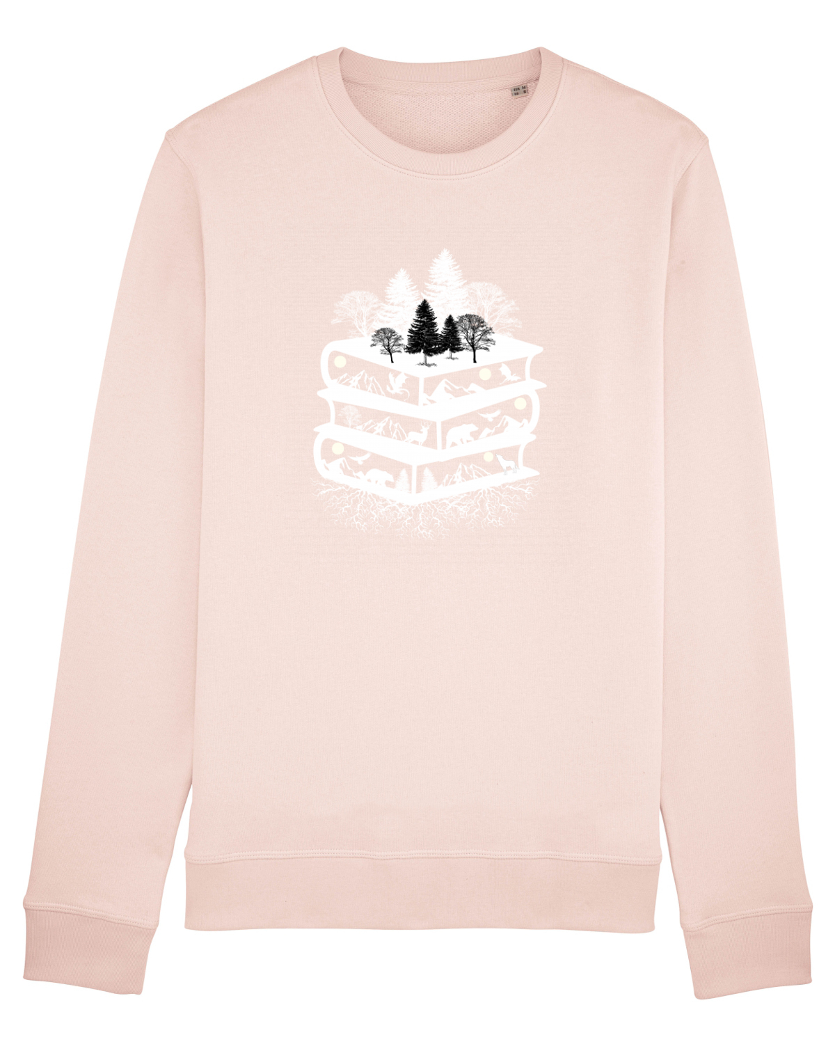 Bluză mânecă lungă Unisex Rise Candy Pink