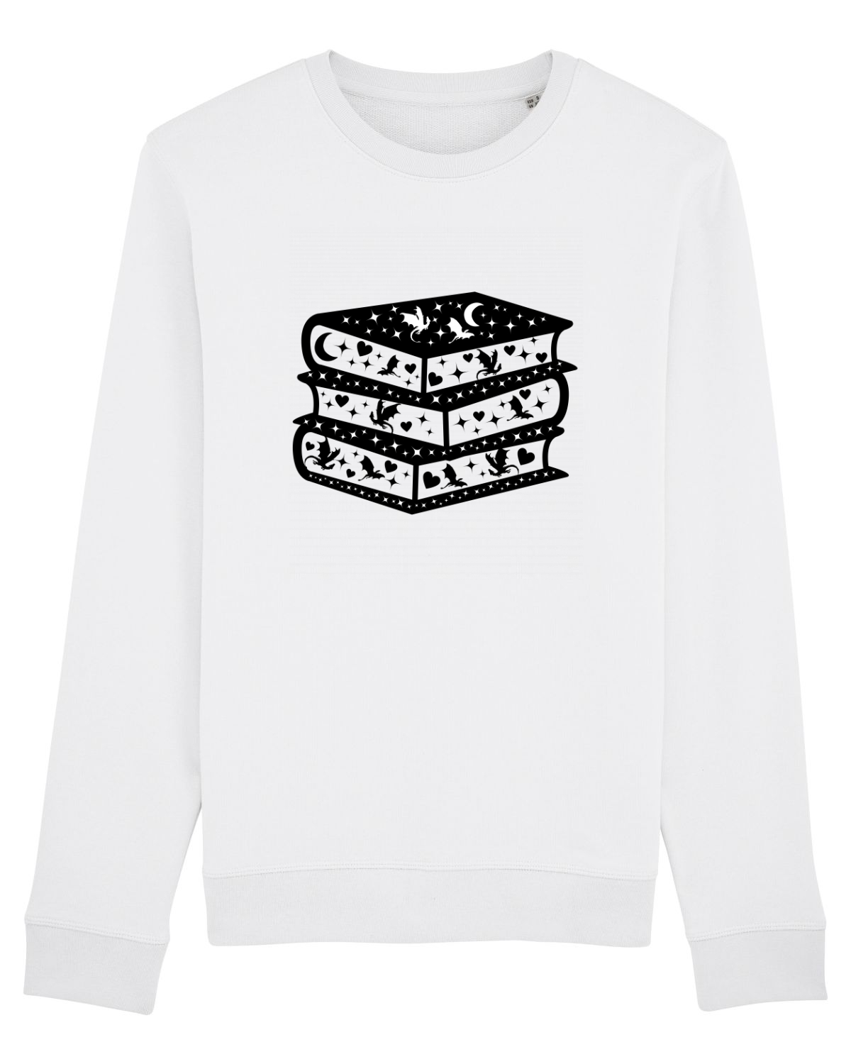 Bluză mânecă lungă Unisex Rise White