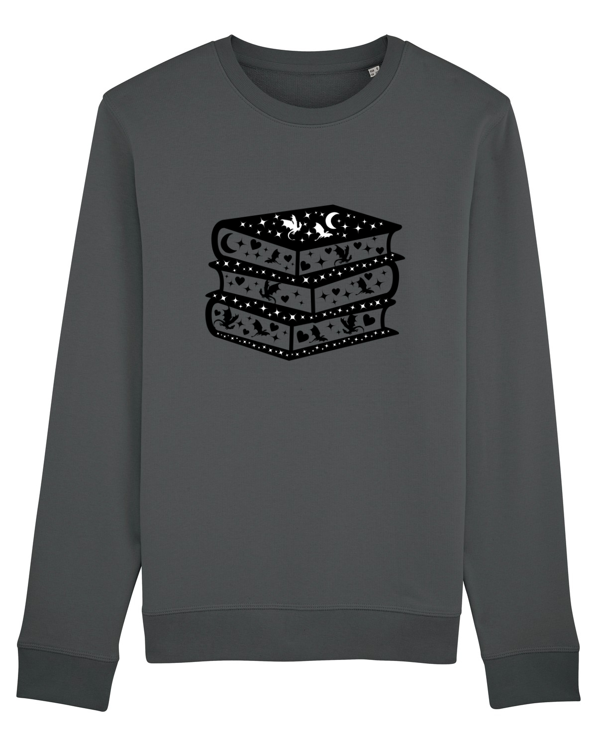 Bluză mânecă lungă Unisex Rise Anthracite