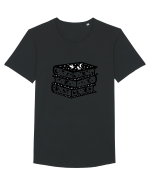 Fantasy Book Tricou mânecă scurtă guler larg Bărbat Skater
