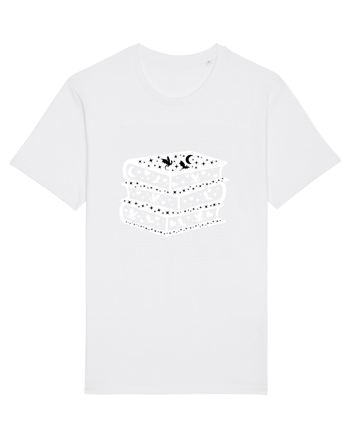 Tricou mânecă scurtă Unisex Rocker White