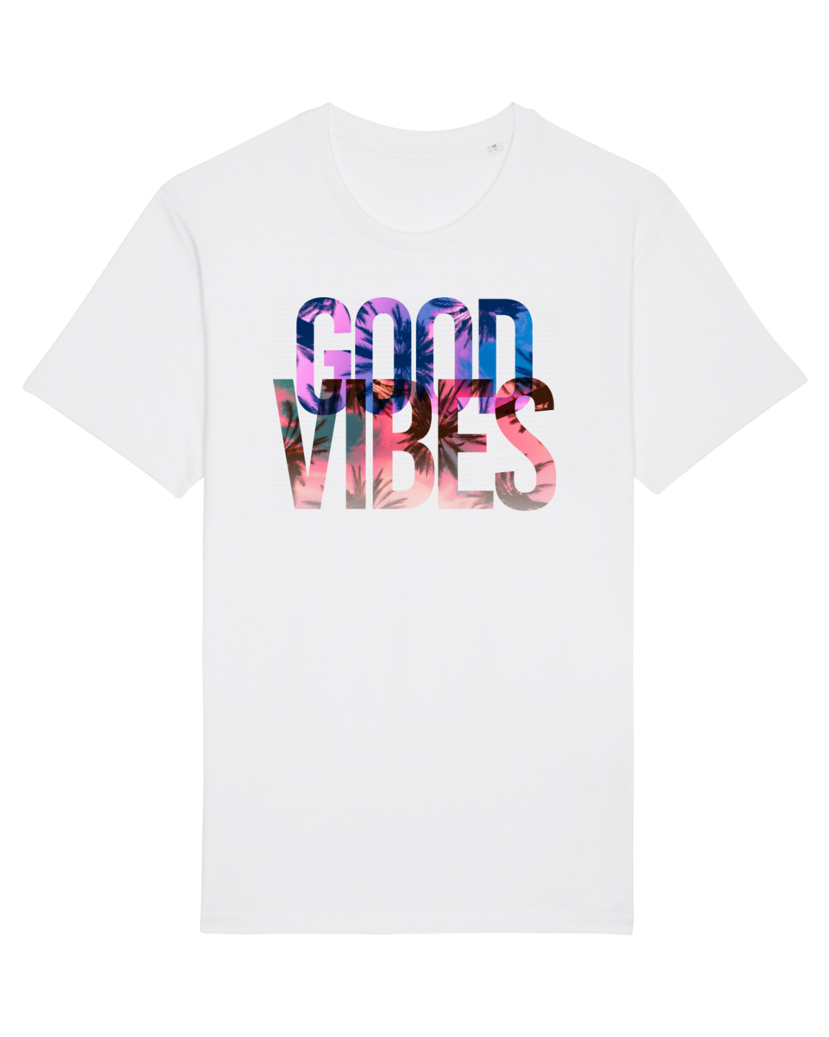 Tricou mânecă scurtă Unisex Rocker White