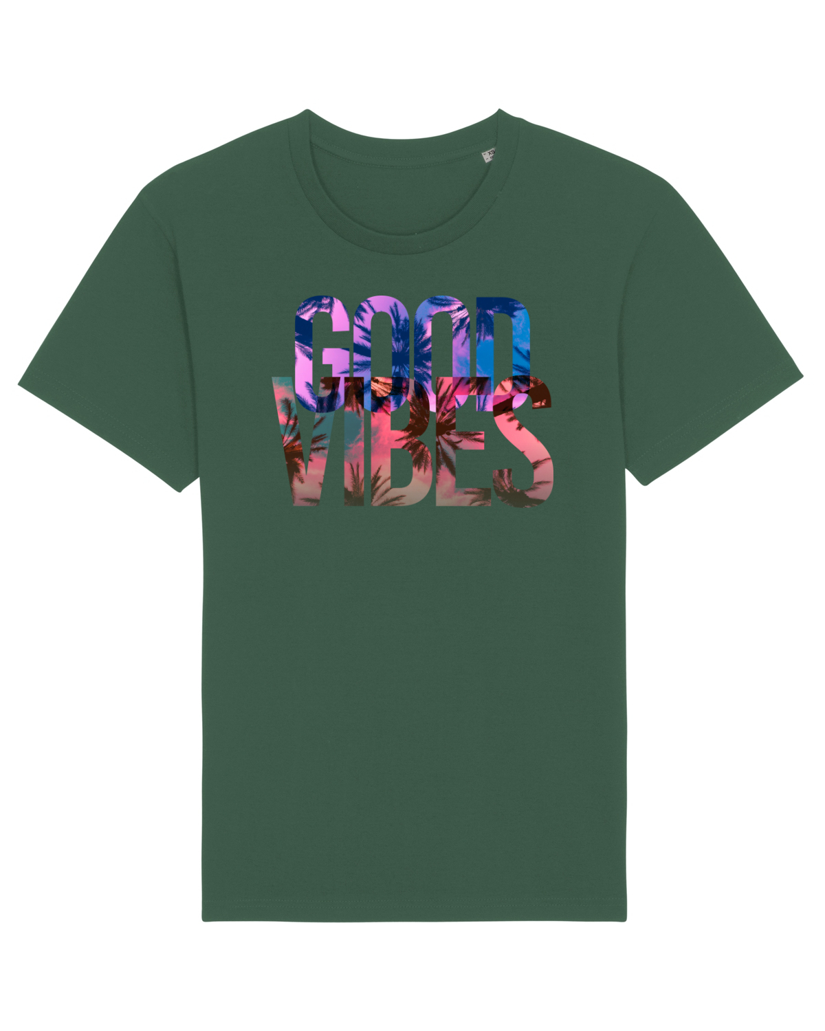 Tricou mânecă scurtă Unisex Rocker Bottle Green