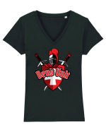 Deus Vult Tricou mânecă scurtă guler V Damă Evoker