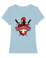 Deus Vult Tricou mânecă scurtă guler larg fitted Damă Expresser