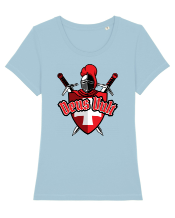 Deus Vult Sky Blue