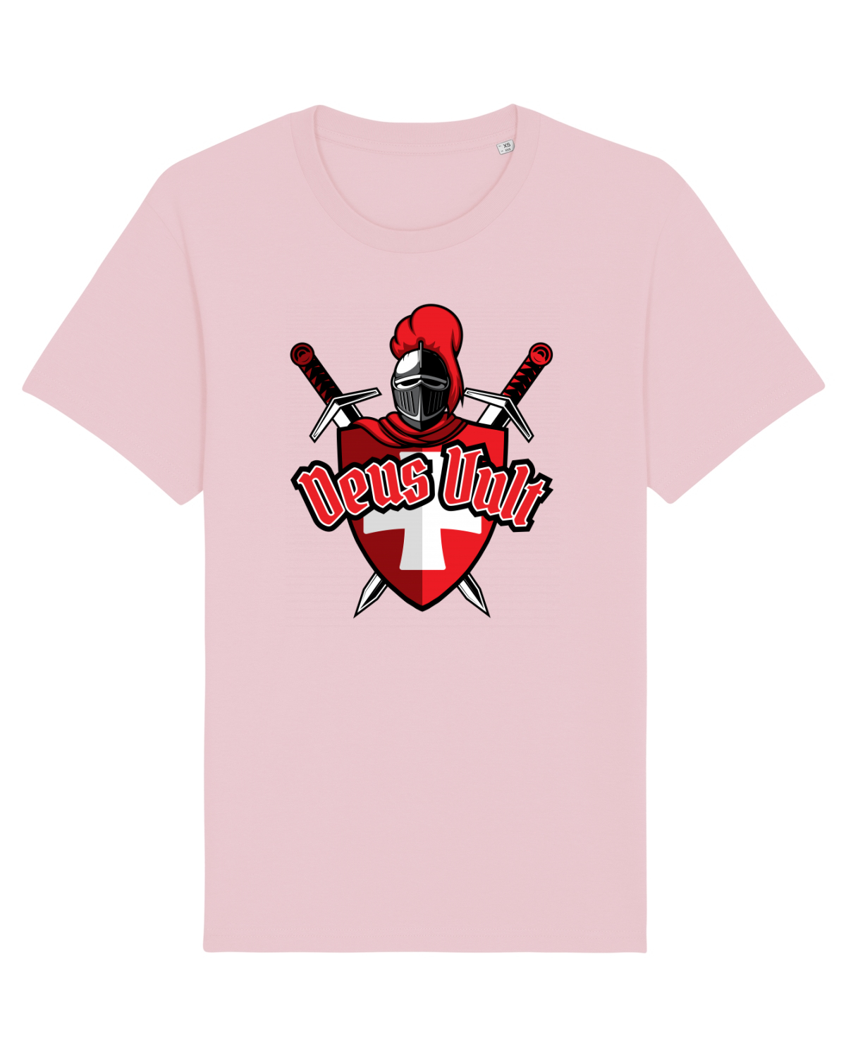 Tricou mânecă scurtă Unisex Rocker Cotton Pink