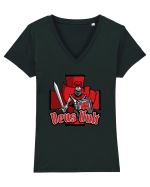 Deus Vult Tricou mânecă scurtă guler V Damă Evoker
