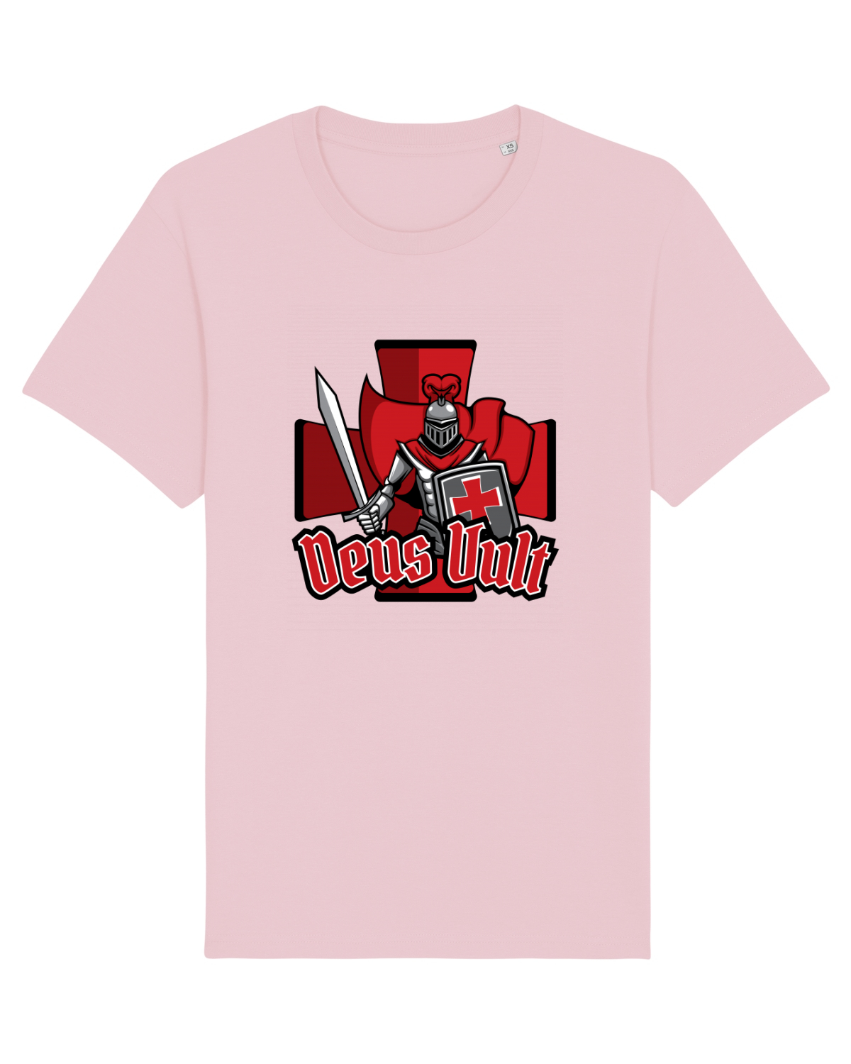 Tricou mânecă scurtă Unisex Rocker Cotton Pink