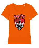 Deus Vult Tricou mânecă scurtă guler larg fitted Damă Expresser