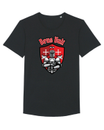 Deus Vult Tricou mânecă scurtă guler larg Bărbat Skater