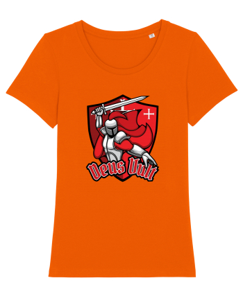 Deus Vult Bright Orange