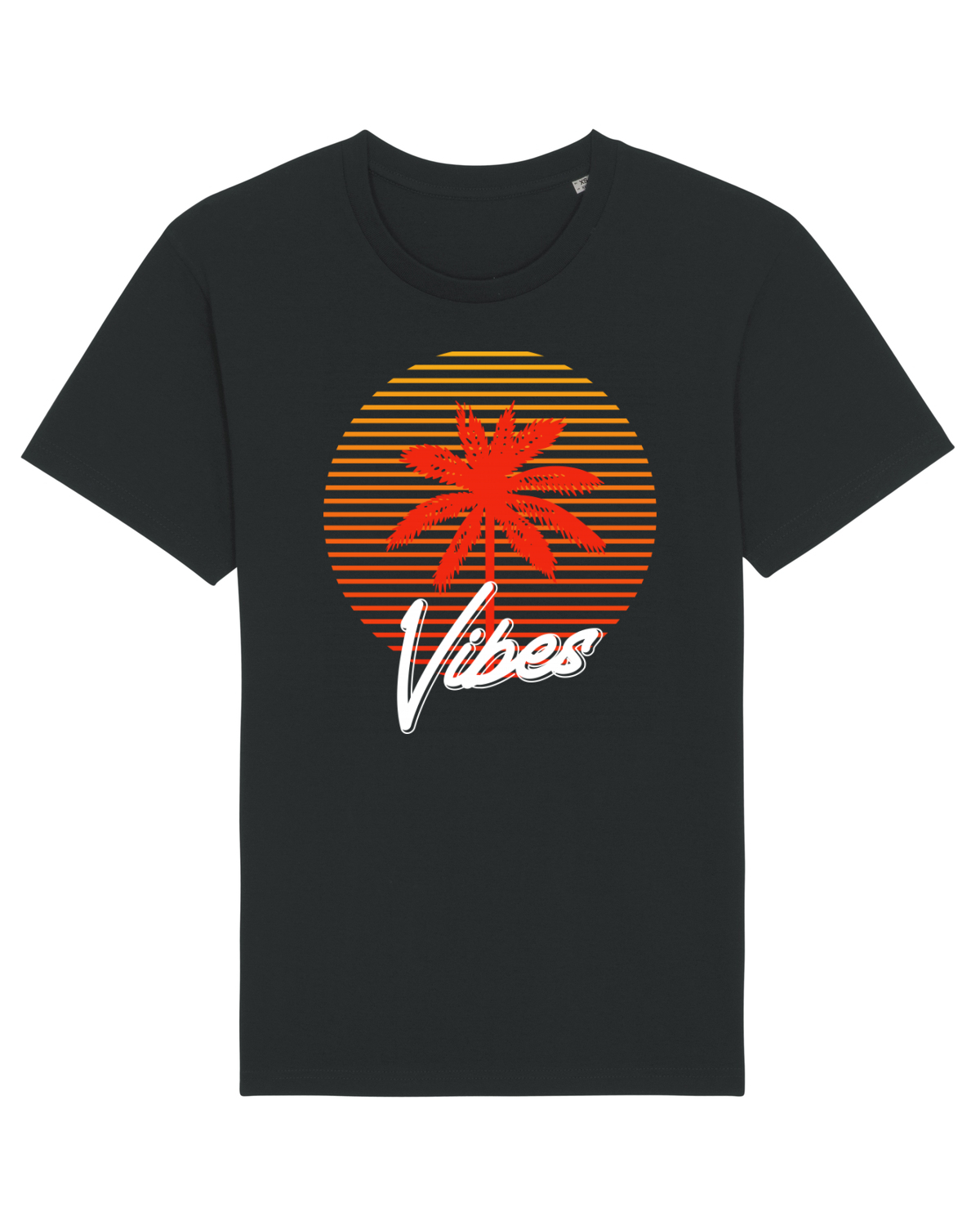 Tricou mânecă scurtă Unisex Rocker Black