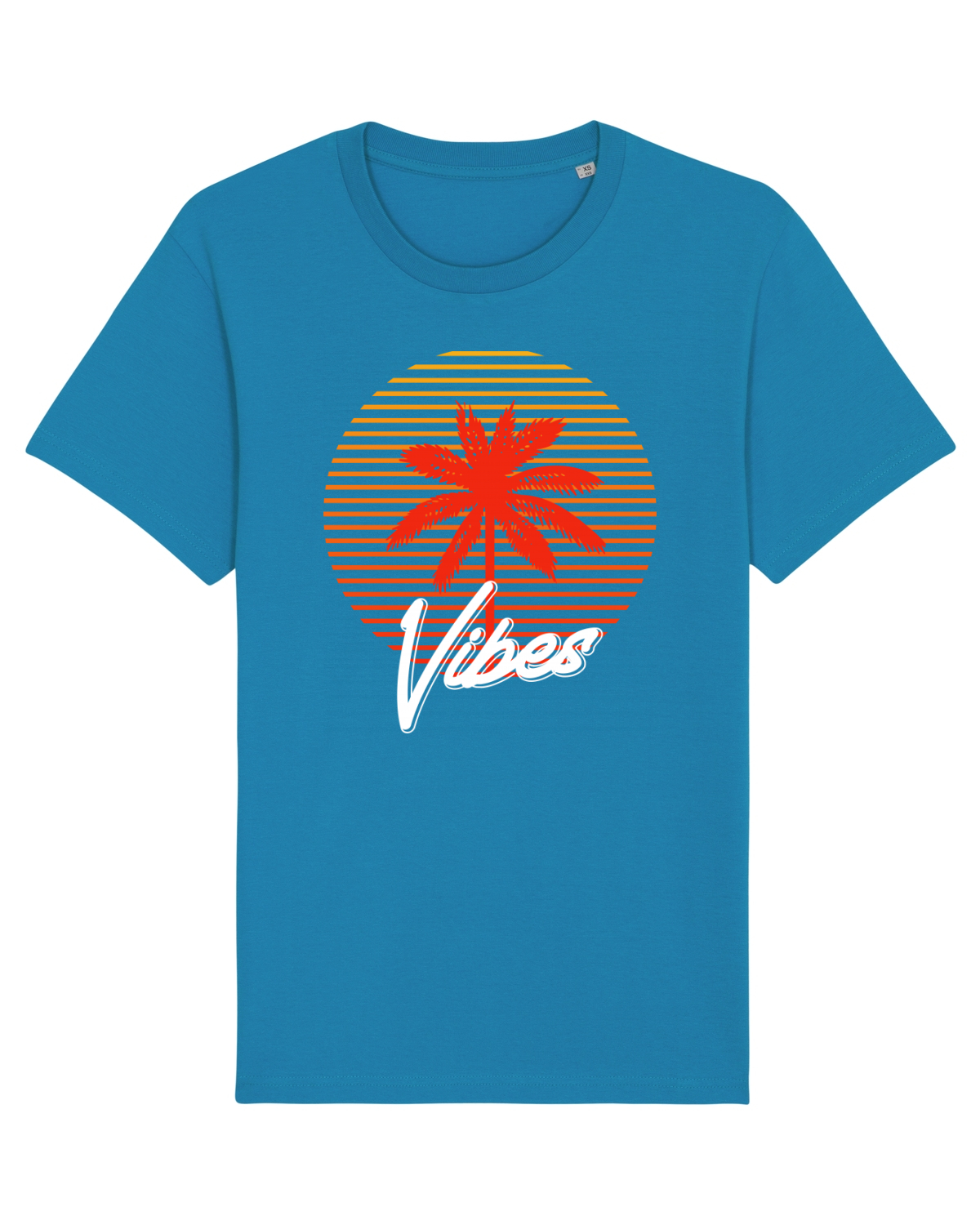 Tricou mânecă scurtă Unisex Rocker Azur