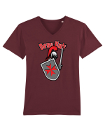 Deus Vult Tricou mânecă scurtă guler V Bărbat Presenter