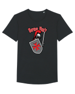 Deus Vult Tricou mânecă scurtă guler larg Bărbat Skater