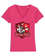 Deus Vult Tricou mânecă scurtă guler V Damă Evoker