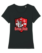 Deus Vult Tricou mânecă scurtă guler larg fitted Damă Expresser