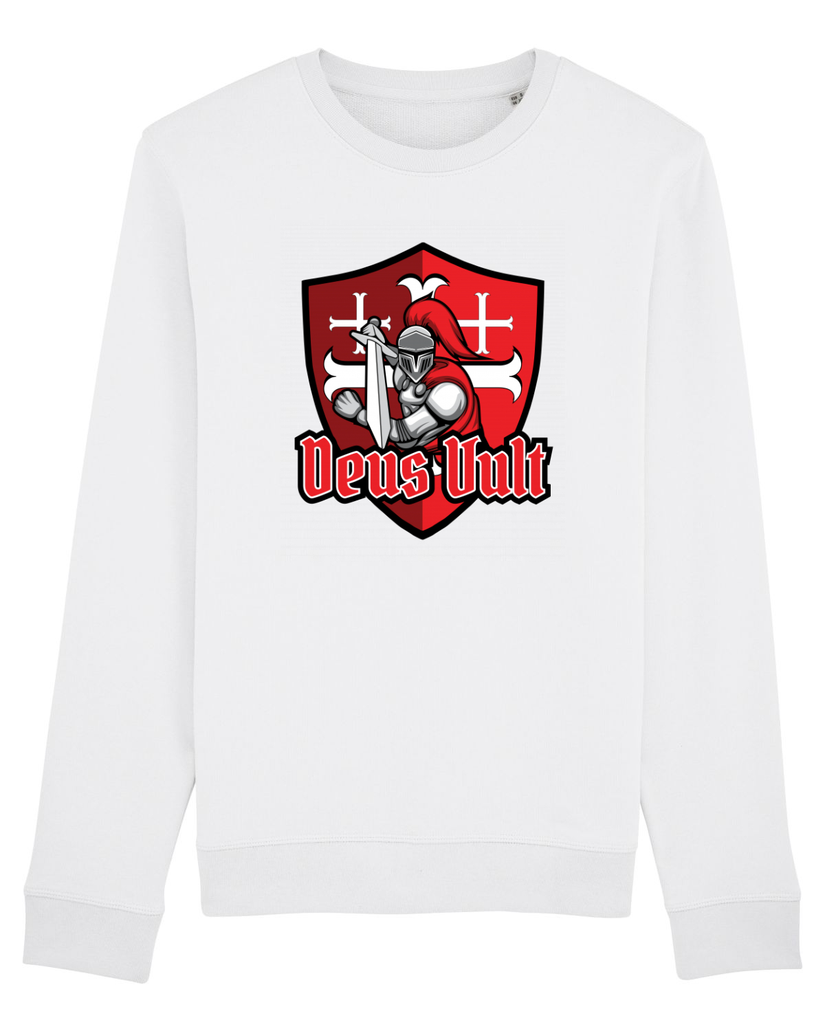 Bluză mânecă lungă Unisex Rise White