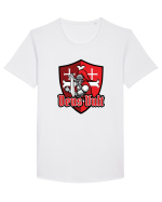 Deus Vult Tricou mânecă scurtă guler larg Bărbat Skater