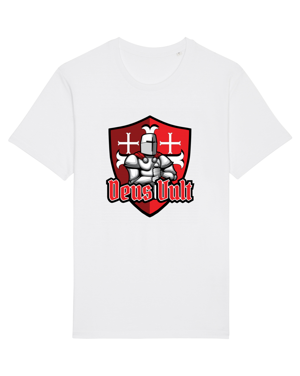 Tricou mânecă scurtă Unisex Rocker White