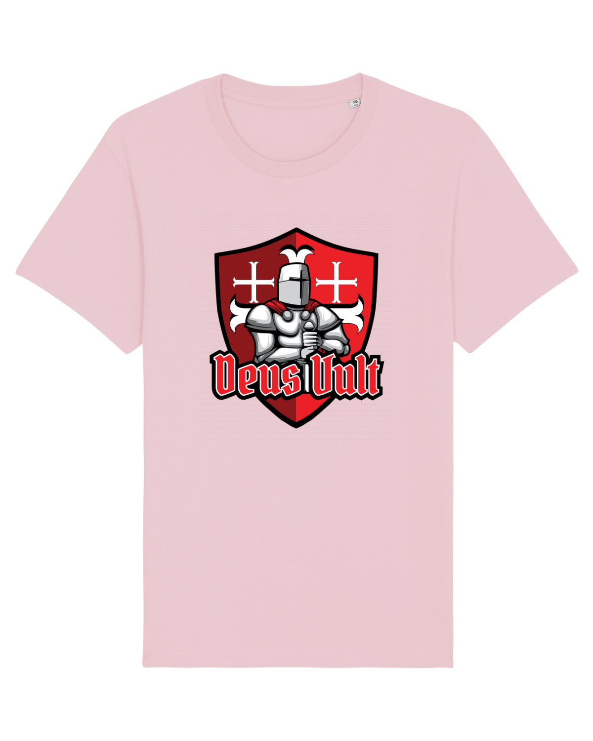Tricou mânecă scurtă Unisex Rocker Cotton Pink