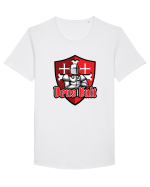 Deus Vult Tricou mânecă scurtă guler larg Bărbat Skater