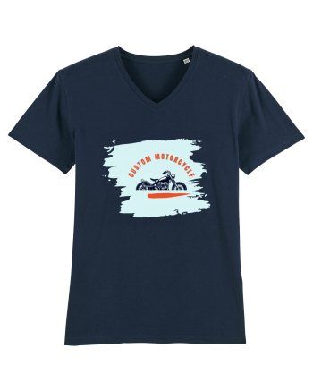 Custom Motorcycle French Navy