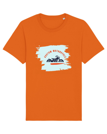 Custom Motorcycle Bright Orange