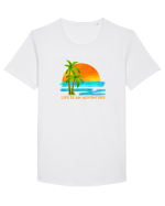 Adventure Tricou mânecă scurtă guler larg Bărbat Skater