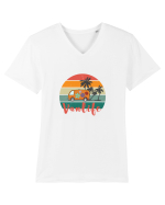 Vanlife Tricou mânecă scurtă guler V Bărbat Presenter
