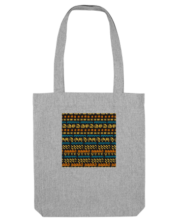 African Pattern Heather Grey