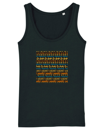 African Pattern Black