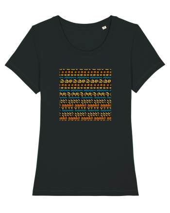African Pattern Black