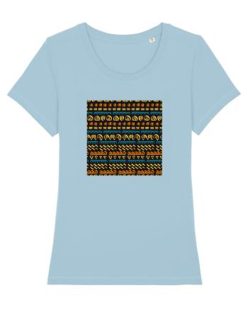 African Pattern Sky Blue