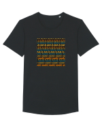African Pattern Tricou mânecă scurtă guler larg Bărbat Skater