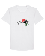 Africa  Tricou mânecă scurtă guler larg Bărbat Skater