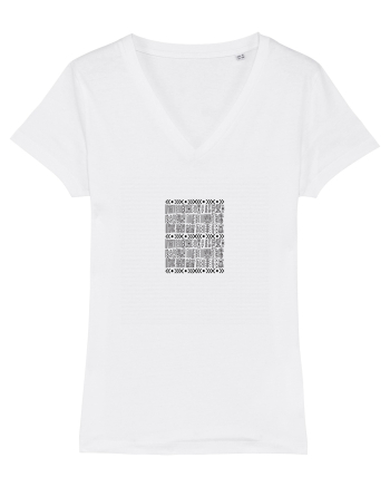 African Pattern White
