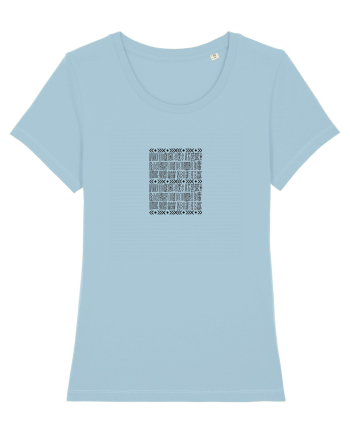 African Pattern Sky Blue